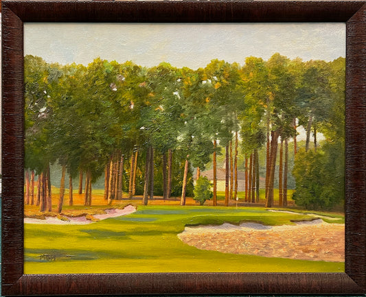 Pinehurst Golf Club, Course No.2, 17th Hole, "Afternoon Sunlight" -Framed